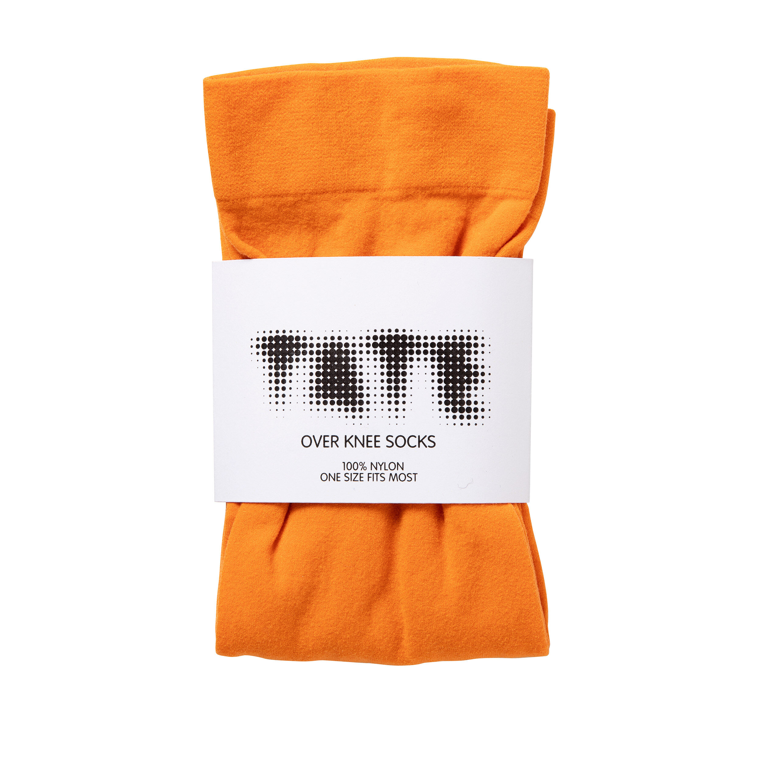 Over the knee orange socks cheap